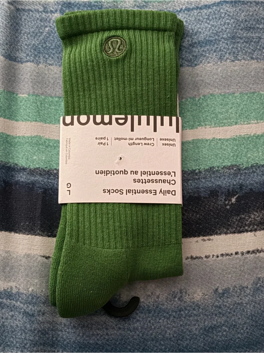 lululemon athletica Unisex Daily Essential Crew Socks - Green